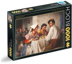D-Toys Puzzle 1000 Piese D-Toys, Carl Bloch, In a Roman Osteria (TOY-77363) Puzzle