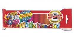 KOH-I-NOOR Plastilina Scolara, Tavita Plastic, 10 Culori, 200 g (KH-K131 712)