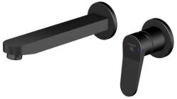 Steinberg 340 - Mosdókagyló-keverő rejtett beépítéshez, 2 lyukú beépítéshez, fekete színű 340 1814 3 S (340 1814 3 S)