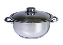 Zilan Oala Inox cu Capac, Diametru 20 cm, 2 l, Cocinera, Argintiu (ZLN-ZLN7239)