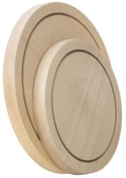 Z-tools Tocator din Lemn de Fag, Rotund, Grosime 2 cm, 2 Bucati (ZLN-EXT6069) Tocator