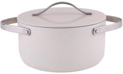 Zilan Oala cu Capac, Interior Ceramica, 20 cm, 2 l, Crem (ZLN-ZLN0866)
