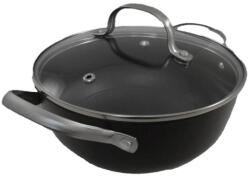 OTI Cratita din Fonta Tip Fagure, Capac Sticla, Capacitate 2 l, Diametru 20 cm (ZLN-OTI0014)