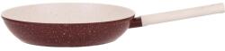 Grunberg Tigaie Aluminiu, 1.60 l, Rosie / Alba, Interior Anti-Aderent, Compatibila Plita Inductie, 24 cm, Grunberg (GR5713)