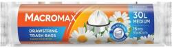 Macromax Saci Menajeri Parfumati cu Snur Macromax, Musetel, Marimea M, 15 Bucati (SMT-1449)