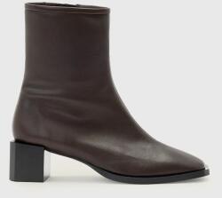 AllSaints cizme de piele Avril Boot 9BYA-OBD3BS_89X (W096FC)