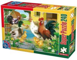 D-Toys Puzzle 240 Piese, D-Toys, Pasari de Curte (TOY-60211-01) Puzzle