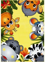 Delta Carpet Covor pentru Copii, Kolibri Animalute 11058, Galben, 200x300 cm, 2200 gr/mp (11058-150-23) Covor