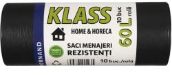Klass Saci Menajeri Klass, 60 l, Negru Intens, 10 Bucati (SMT-1714)