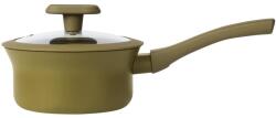Grunberg Cratita Aluminiu, Capac, 16 cm, 1 l, Interior Anti-aderent, Compatibila Plita Inductie, Verde, Grunberg (GR5729)