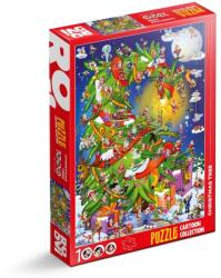 ROOVI Puzzle 1000 Piese, Roovi, Pomul de Craciun (TOY-61218-17) Puzzle