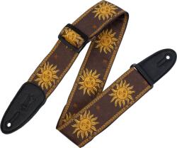 Levy's Sun Motif Brown Gitárszíj (MPJG-SUN-BRN)