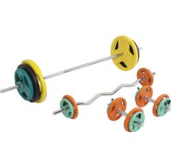 Gorilla Sports Súlyzó szett öntöttvas koronggal 108 kg (100767-00009-0049) - kokiskashop