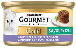 Gourmet GOLD konzerv - Savoury Cake bárányhússal és zöldbabbal 48 x 85g