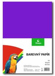 Stepa Színes papír, A4, 80g, 12x5 lap, STEPA, vegyes színek (ST230200502) - jatekotthon
