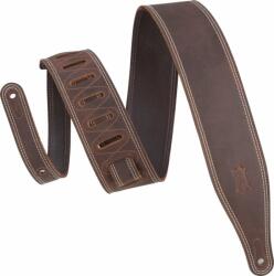Levy's Like Butter 2.5 Double Stitched Dark Brown Curea de chitară (<![CDATA[M17BDS-DBR]]>)