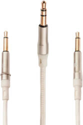 Meze Audio AUDIO 3.5 mm 1.2 m fehér/ezüst gyári kábel mikrofonnal (M99C-MWS)