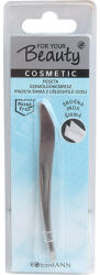For Your Beauty Szemöldökcsipesz, ferde Inox - 1 db