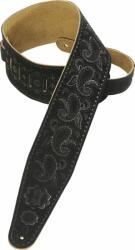 Levy's Embossed Suede Paisley Curea de chitară (PMS44T03-BLK)