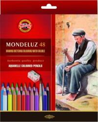 KOH-I-NOOR Mondeluz 3713/48 Set creioane acuarelă 48 buc (<![CDATA[3713048001KZ]]>)