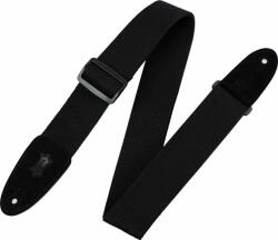 Levy's Cotton & Suede Standard Black Curea de chitară (MC8-BLK)