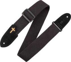 Levy's Divine Worship Black Cotton Curea de chitară (MC8C-BLK)