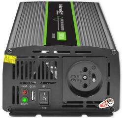 Qoltec Pure Sine Wave Inverter Monolith, 1000W, 2000W (51938)