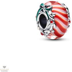 Pandora Karácsonyi Cukorka muránói üveg charm - 794252C01