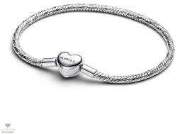 Pandora Gravírozható Szív kígyólánc karkötő 21 cm - 594236C00-21