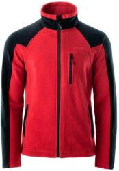 HI-TEC Férfi felső - Monar, teljes cipzáras M fekete|vörös