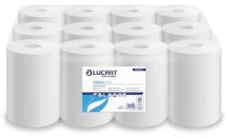 LUCART Törlőkendő, tekercses, belső adagolású, 2 rétegű, LUCART "Strong 14 CF", hófehér (KHH363)