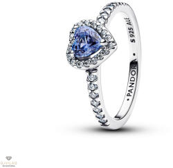 Pandora Kék Szív gyűrű 60-as méret - 198421C05-60