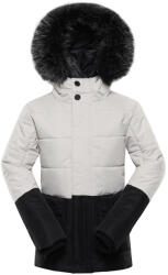 Alpine Pro Egypo gyerek télikabát Gyerek 164-170 / fekete/fehér