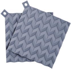 RIG-TIG Suport pentru oală HOLD-ON 19 cm, set de 2 buc, închis la culoare albastru, silicon, RIG-TIG (RIGZ002084)