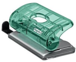 RAPID Lyukasztó, mini, kétlyukú, 10 lap, RAPID, "Colour'Breeze", zöld (E5001331) - fapadospatron