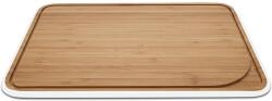 Pebbly Placă de tăiat NBA098 35 x 25 cm, alb, bambus, Pebbly (PEBB3760132812434) Tocator