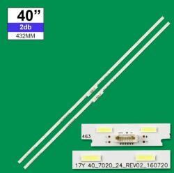 LED-TV628 Edge háttérvilágítás Sony 40coll LED TV-be, 24LED 6V, 2db/csomag