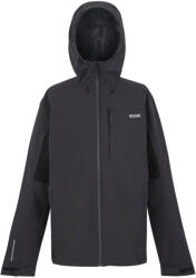 REGATTA Férfi Birchdale II vízálló kabát M fekete|mályva|szürke