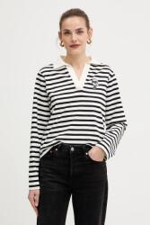 KARL LAGERFELD pamut hosszúujjú - bézs S - answear - 38 990 Ft