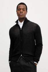 HUGO BOSS gyapjú kardigán fekete, 50543153 - fekete XL