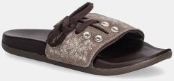 adidas papucs velúrból Adilette Comfort - barna Női 37