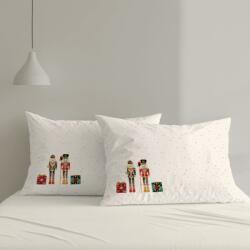 Lenjerii Deosebite Set 2 fete de perna Craciun cu spargatorul de nuci, 50x70cm, Nutker