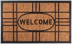 MagicHome Lábtörlő MagicHome RBC 196, bejárati, Welcome, 45x75 cm, gumi/kókusz