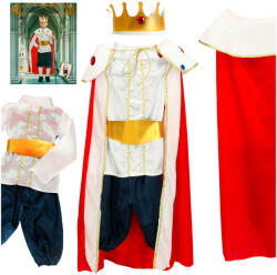 Inlea4Fun Király farsangi jelmez LORDLINESS KING méret: M (110-120 cm) (IA-KX3339)