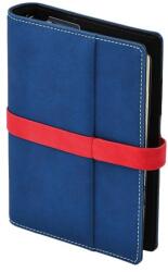 Saturnus Gyűrűs kalendárium SATURNUS M225 chamois lapos kék-piros műbőr 2025 (25SM225-004)