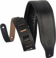 Levy's Amped Leather Gitárszíj Black