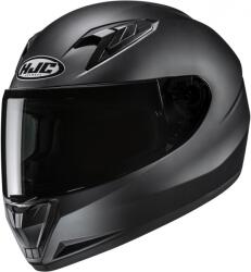 HJC Cască integrală pentru motocicletă HJC Y10 Solid semi-plată pentru copii, neagră (HJC117670)