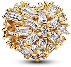 Pandora Szikrázó szív charm - 764240C01 (764240C01)