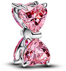 Pandora Rószaszín masni charm - 794253C01 (794253C01)