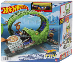 Mattel Hot Wheels City Krokodil hurok pálya szett (HKX39)